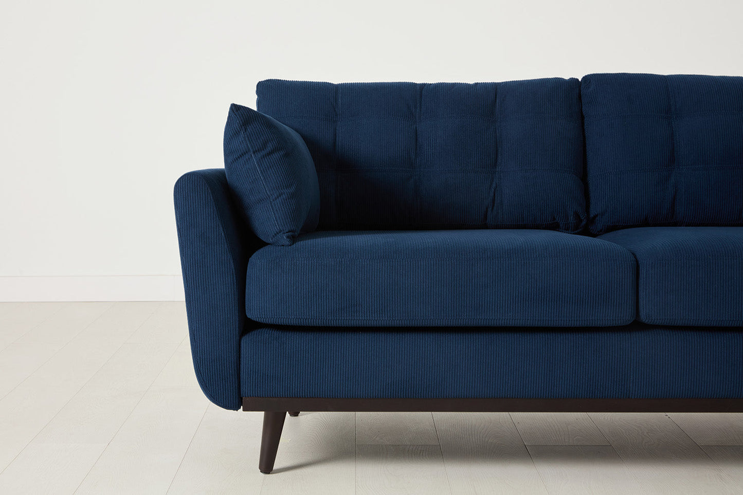 Model 10 Zweisitzer Sofa mit Hocker, Atlantikblau