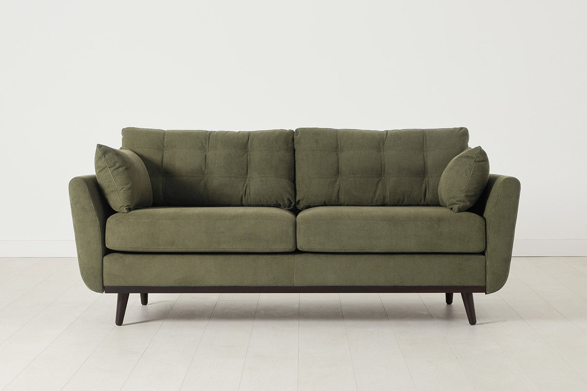 Zweisitzer-Sofa Model 10, Fenchelgrün