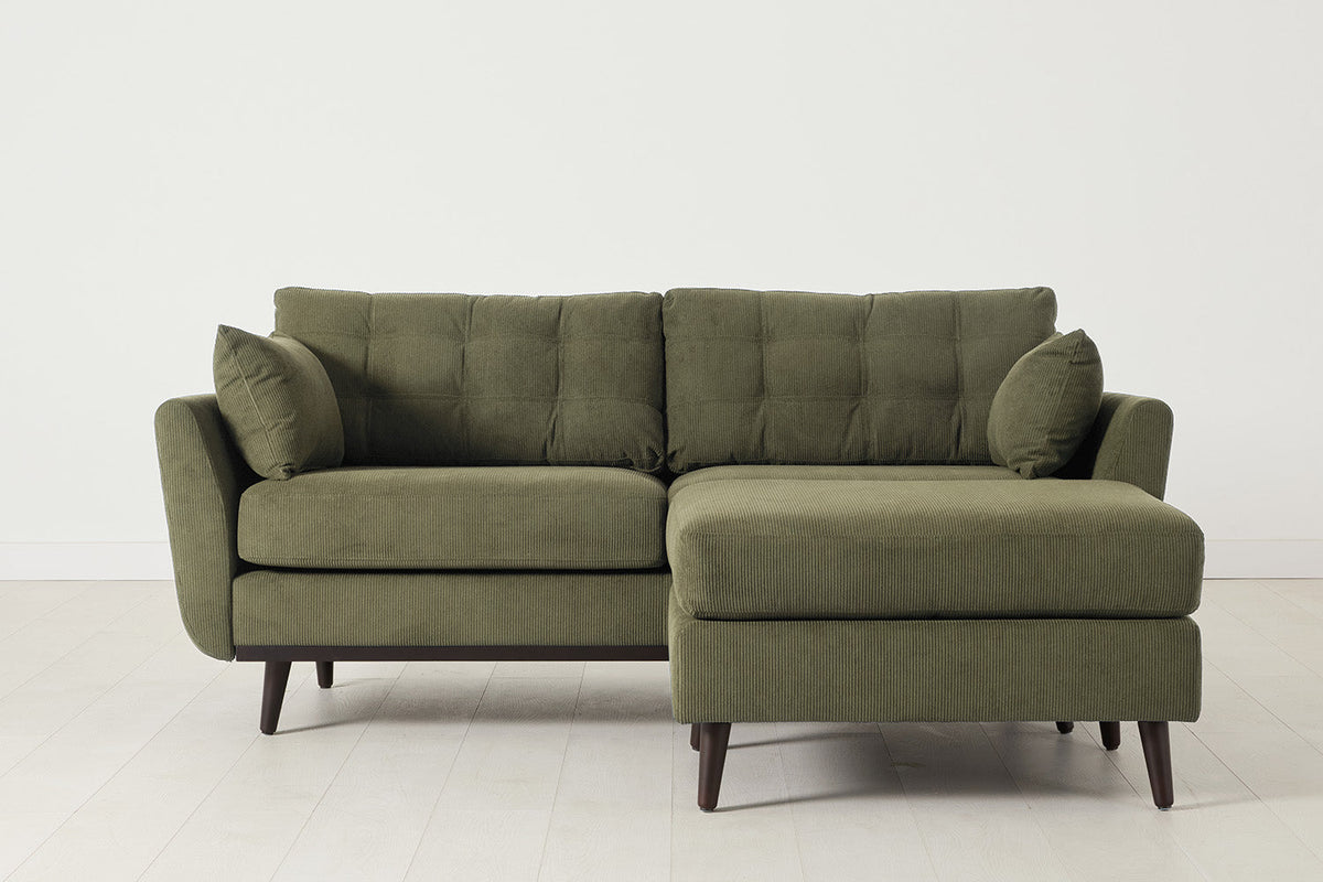 2-Seater Sofa in green cord