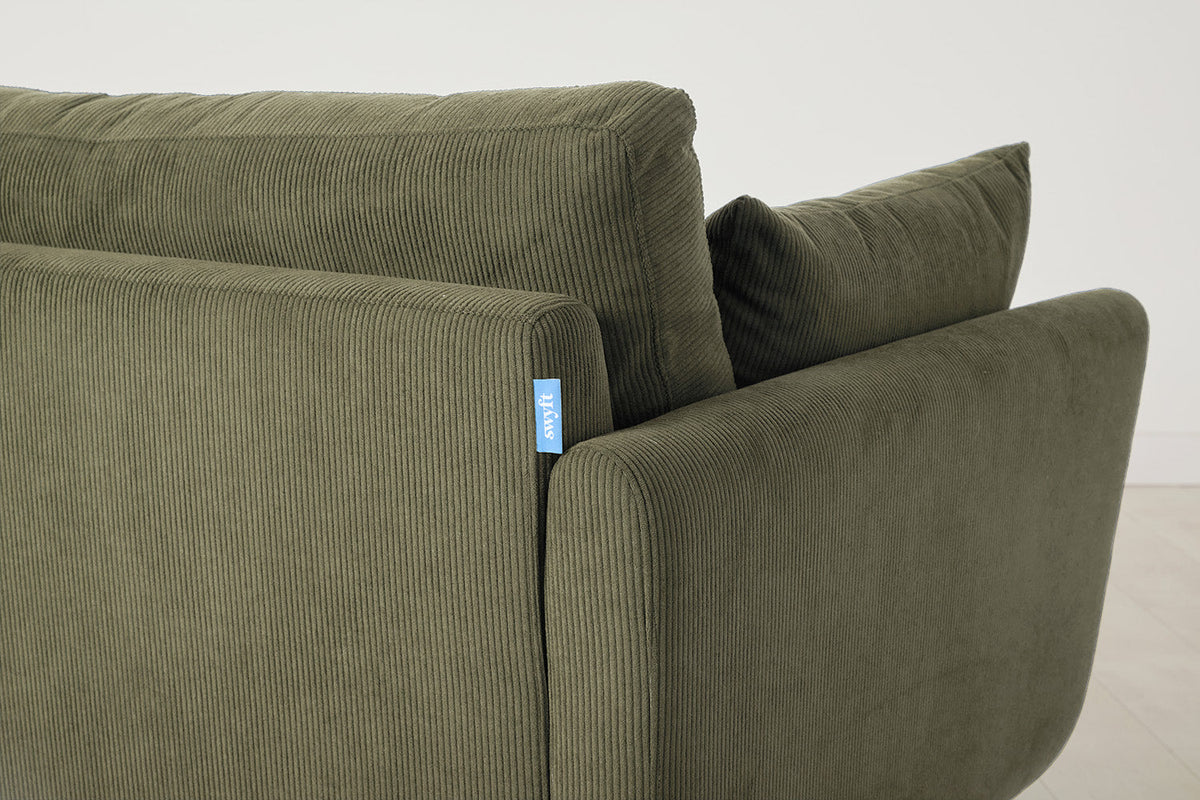 Zweisitzer-Sofa Model 10, Fenchelgrün