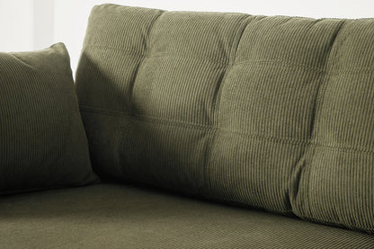 Zweisitzer-Sofa Model 10, Fenchelgrün