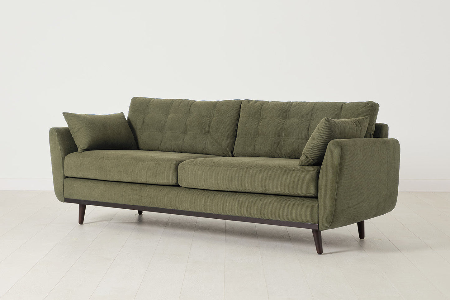 Dreisitzer-Sofa Model 10, Fenchelgrün