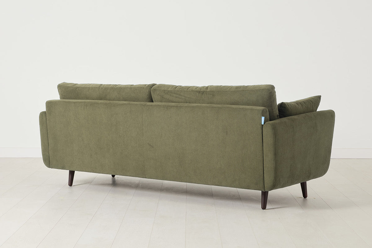 Dreisitzer-Sofa Model 10, Fenchelgrün