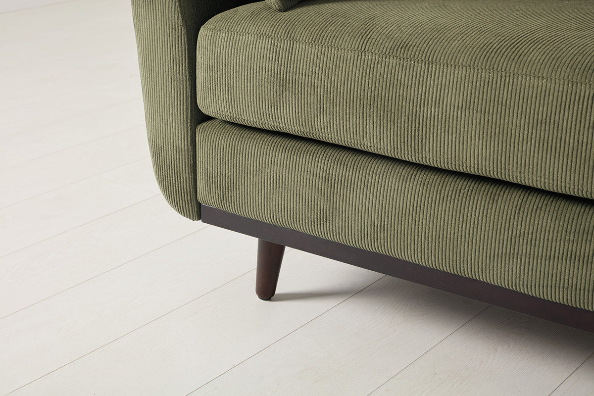 Dreisitzer-Sofa Model 10, Fenchelgrün