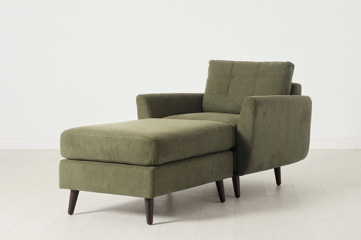 Chaiselongue Model 10, Fenchelgrün
