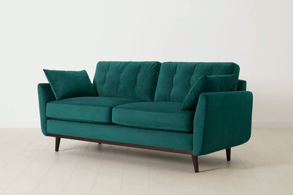 Zweisitzer-Sofa Model 10, Eisvogelblau