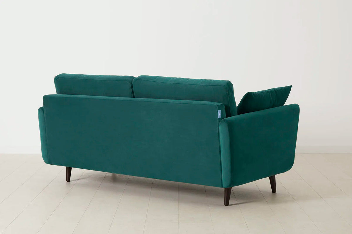 Zweisitzer-Sofa Model 10, Eisvogelblau