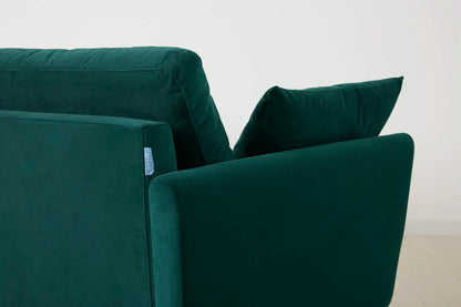 Zweisitzer-Sofa Model 10, Eisvogelblau