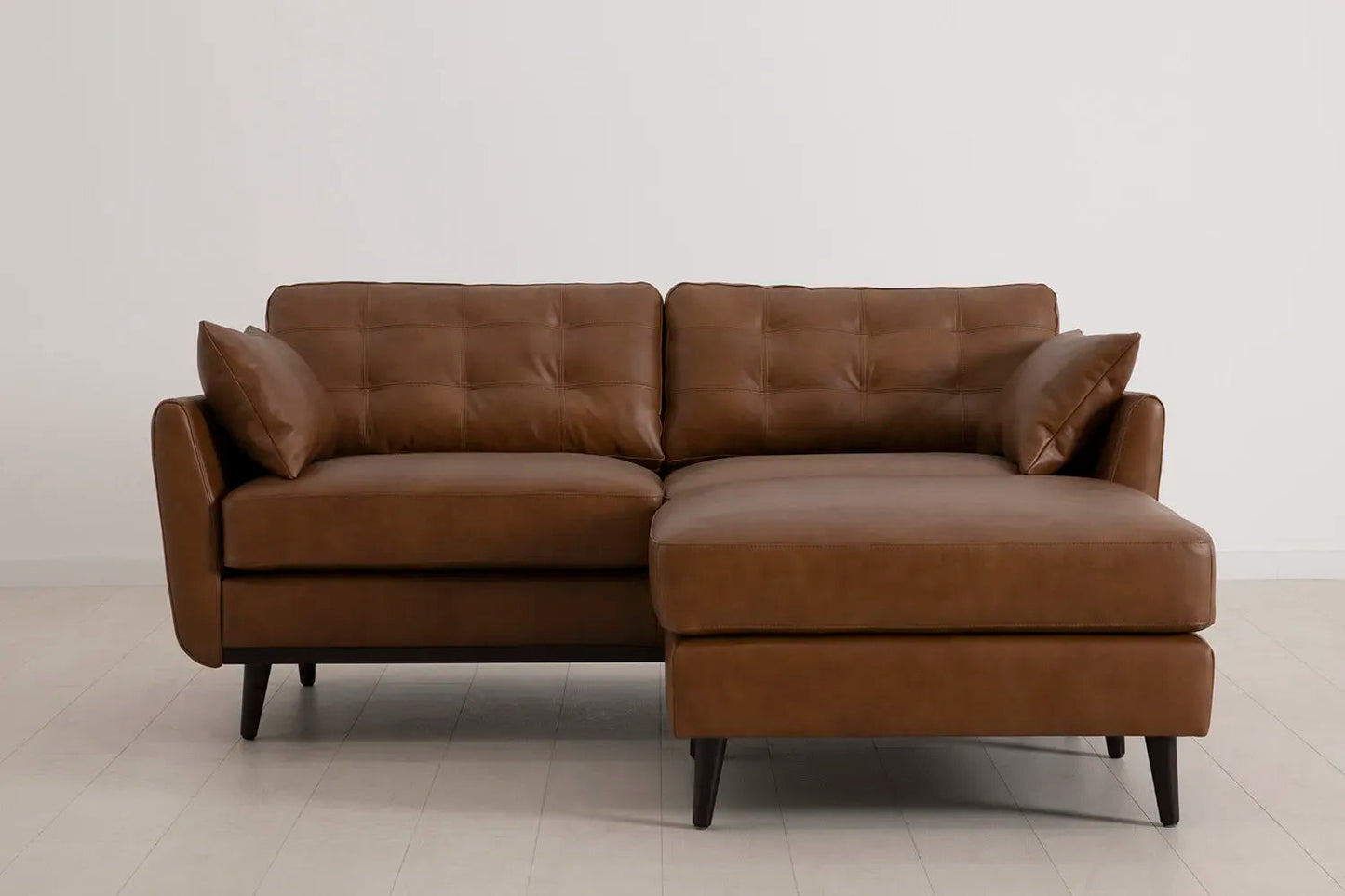 Model 10 2-Seater Sofa with Ottoman, Maple