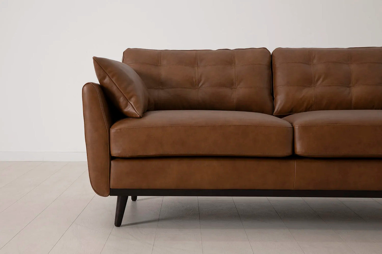 Model 10 2-Seater Sofa with Ottoman, Maple