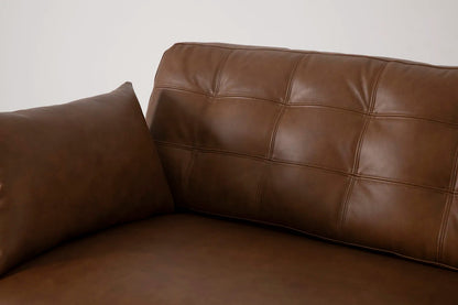 Model 10 2-Seater Sofa with Ottoman, Maple