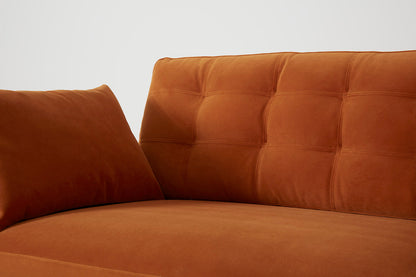 Model 10 2-Seater Sofa with Ottoman, Bronze