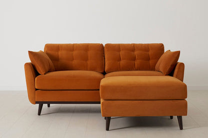 Model 10 2-Seater Sofa with Ottoman, Bronze