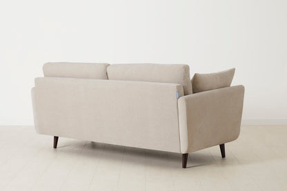 Model 10 Zweisitzer Sofa mit Hocker, Kreideweiß
