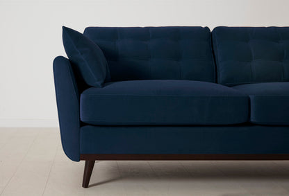 Model 10 2-Seater Sofa with Ottoman, Indigo