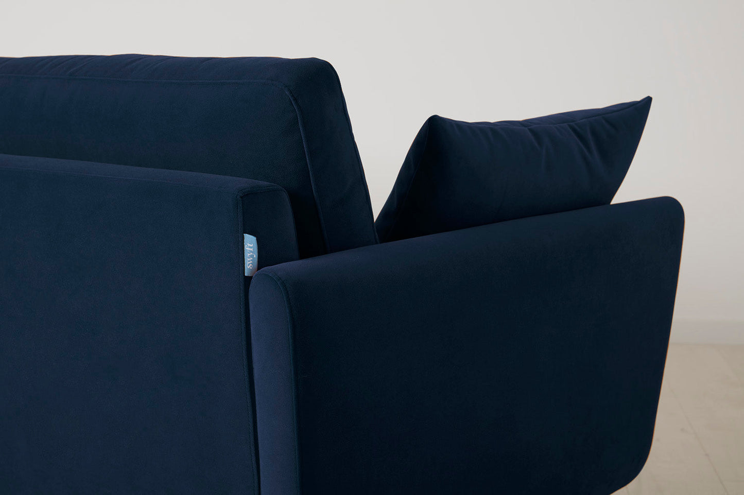 Model 10 2-Seater Sofa with Ottoman, Indigo
