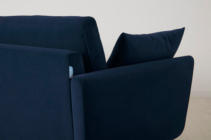 Model 10 2-Seater Sofa with Ottoman, Indigo