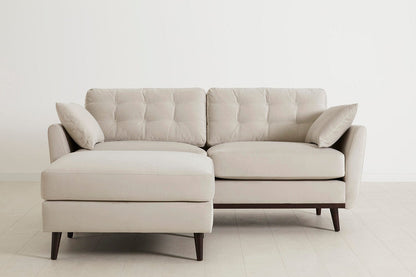 2-Seater Sofa in cream velvet