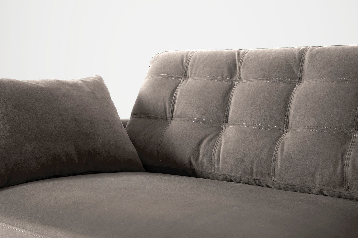 Model 10 2-Seater Sofa with Ottoman, Elephant