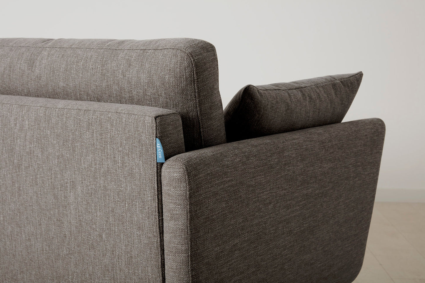 Model 10 Zweisitzer Sofa mit Hocker, Schattengrau