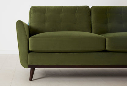 Model 10 Zweisitzer Sofa mit Hocker, Laubgrün