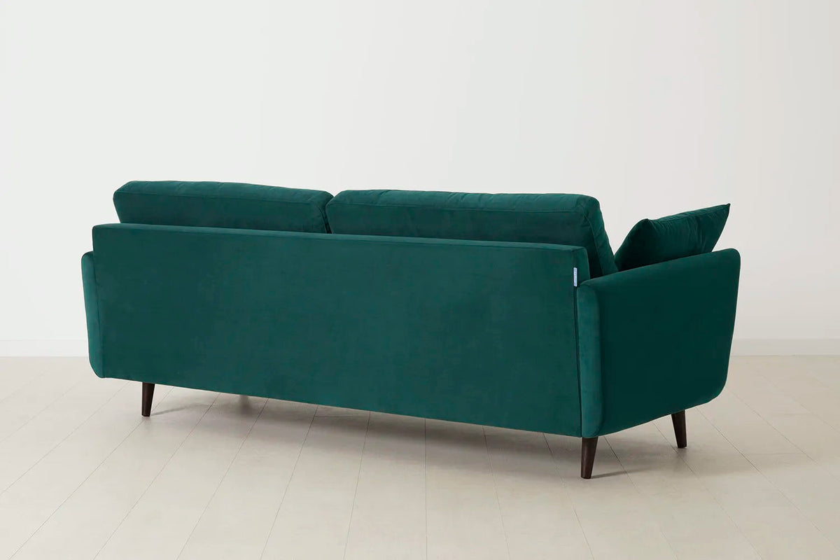 Dreisitzer-Sofa Model 10, Eisvogelblau