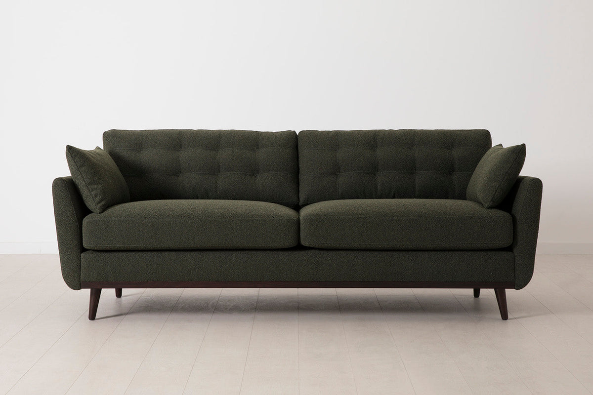 Dreisitzer-Sofa Model 10, Farngrün