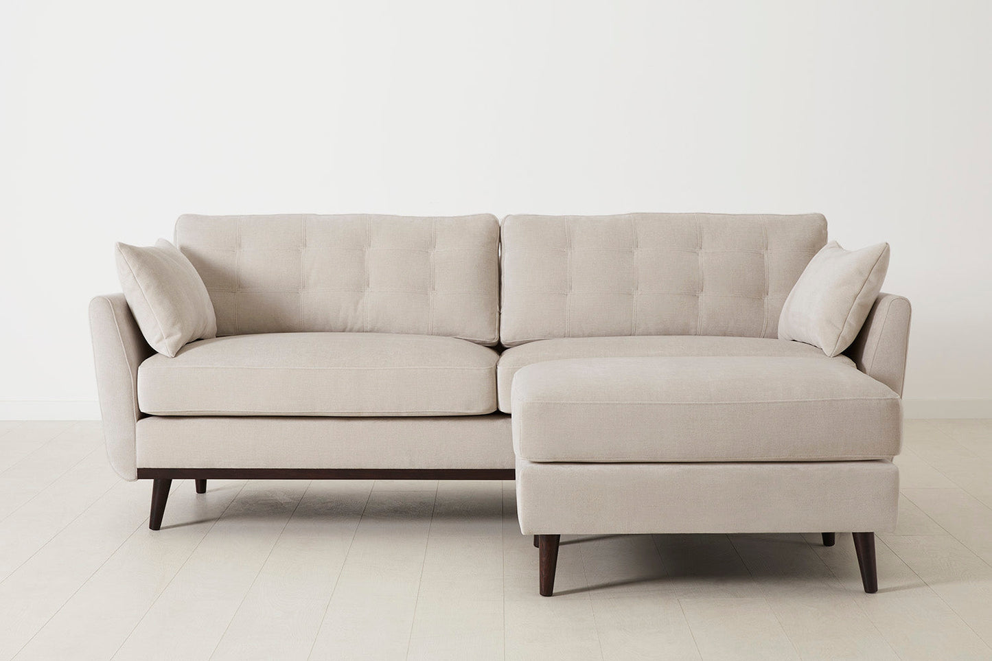 Model 10 3-Seater Sofa with Ottoman, Chalk