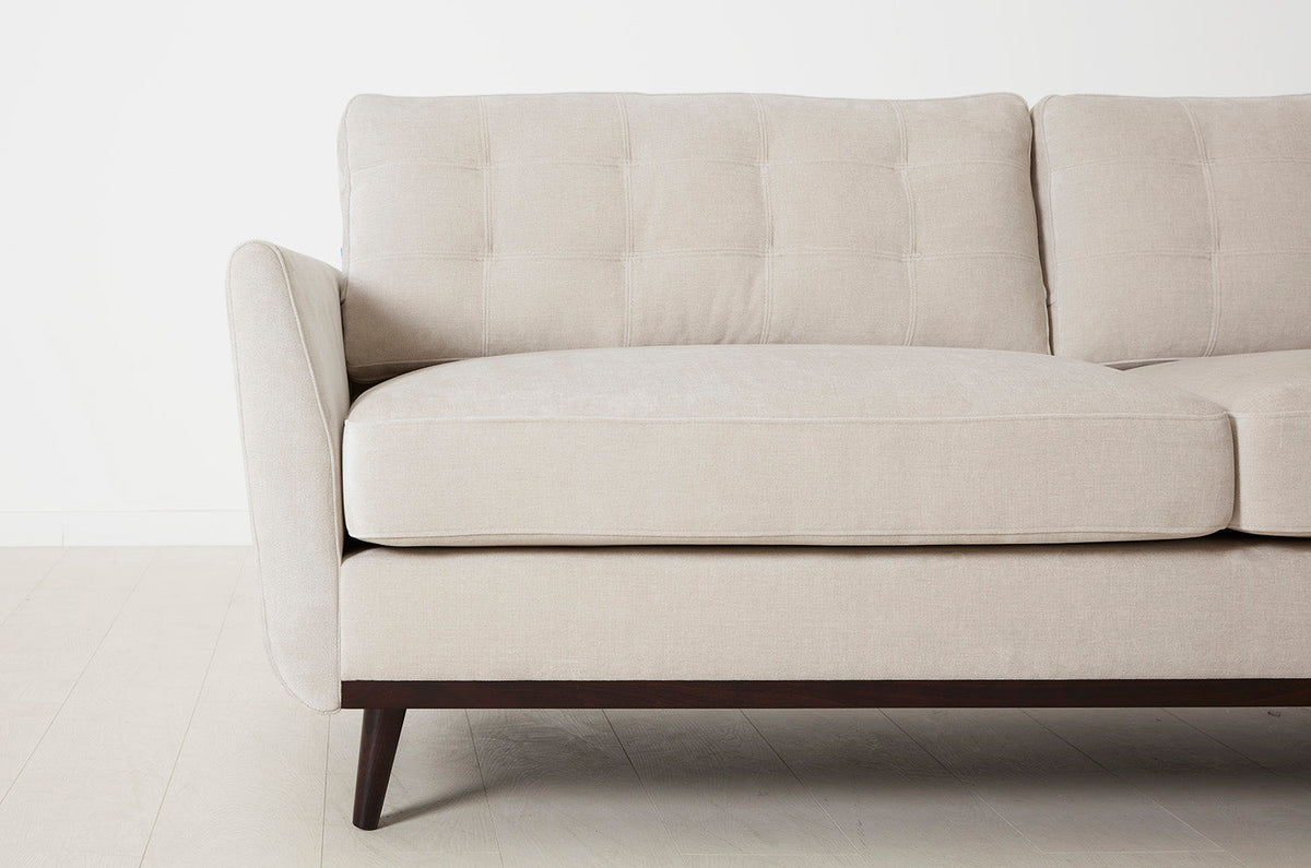 Model 10 3-Seater Sofa with Ottoman, Chalk