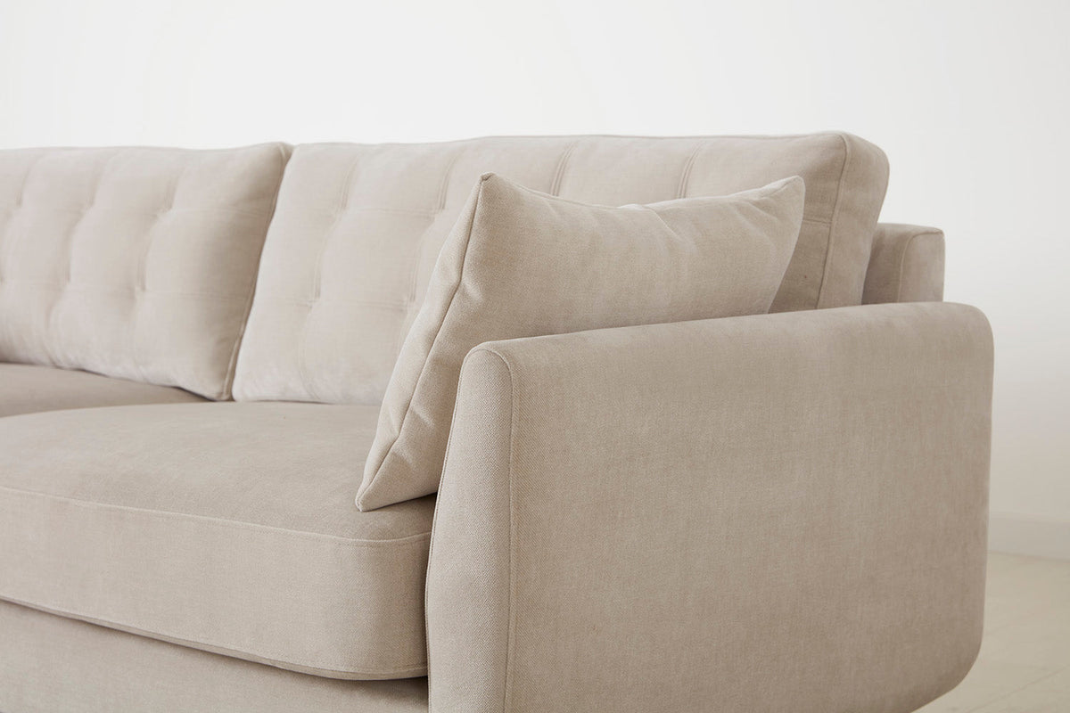 Model 10 3-Seater Sofa with Ottoman, Chalk