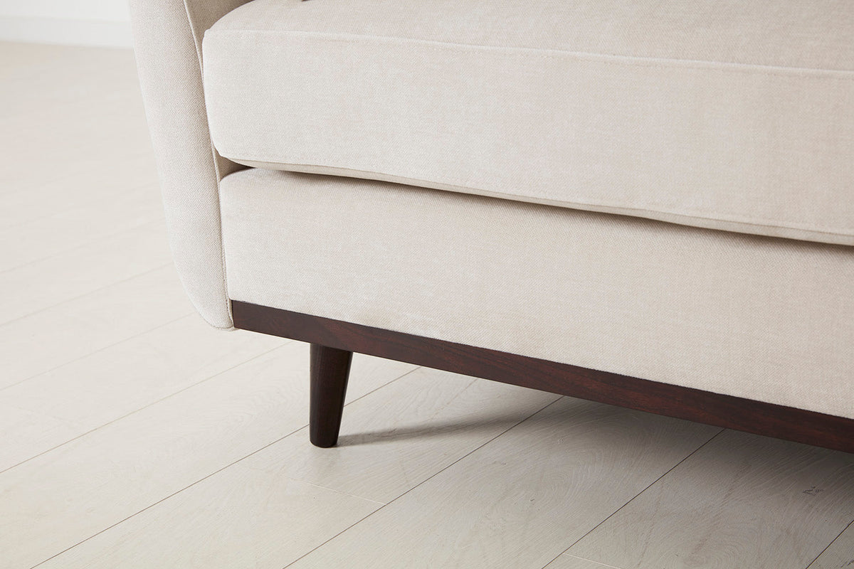 Model 10 3-Seater Sofa with Ottoman, Chalk