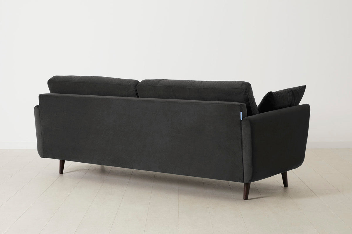 Model 10 3-Seater Sofa with Ottoman, Charcoal
