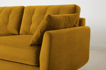 Model 10 3-Seater Sofa with Ottoman, Mustard