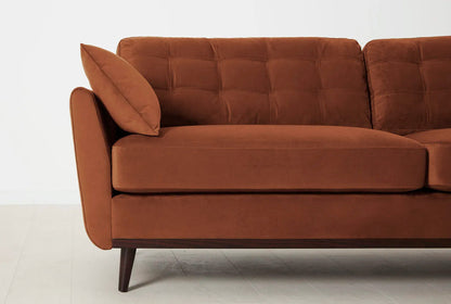 Model 10 3-Seater Sofa with Ottoman, Umber