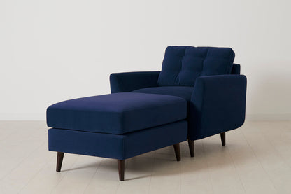 Chaiselongue Model 10, Indigoblau