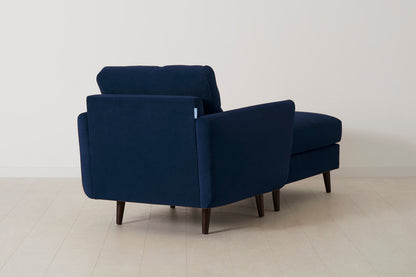 Chaiselongue Model 10, Indigoblau