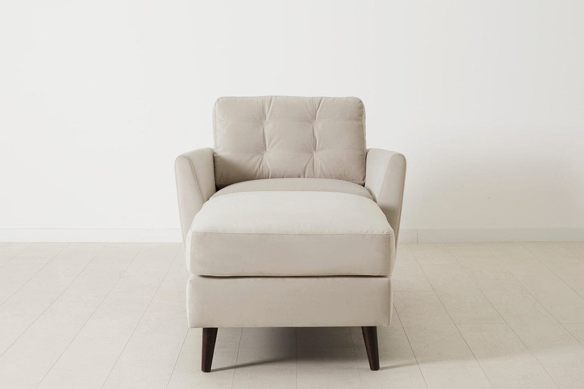 Chaiselongue Model 10, Knochenweiß