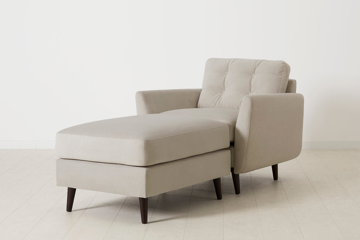 Chaiselongue Model 10, Knochenweiß