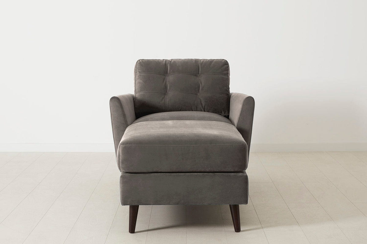 Chaiselongue Model 10, Elefantengrau