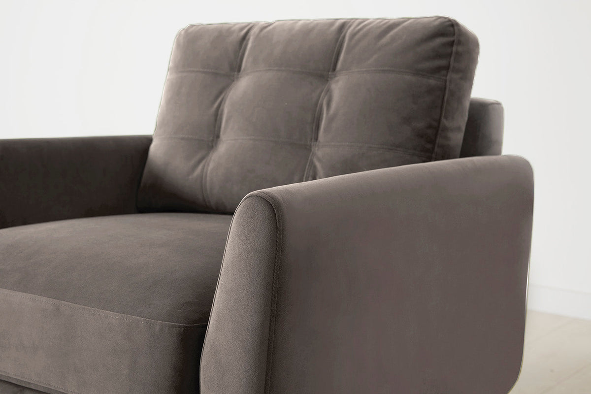 Chaiselongue Model 10, Elefantengrau