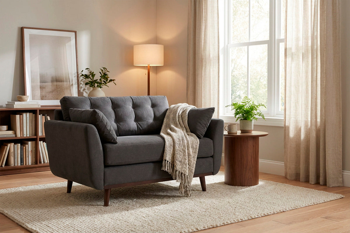 Model 10 Loveseat, Dunkelgrau