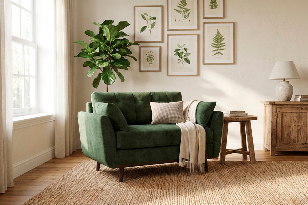 Model 10 Loveseat, Tannengrün