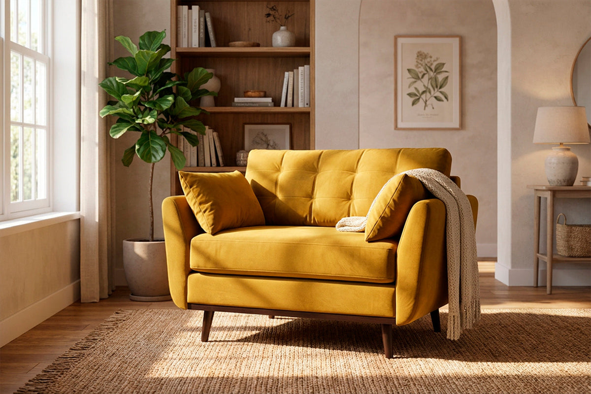 Model 10 Loveseat, Senfgelb