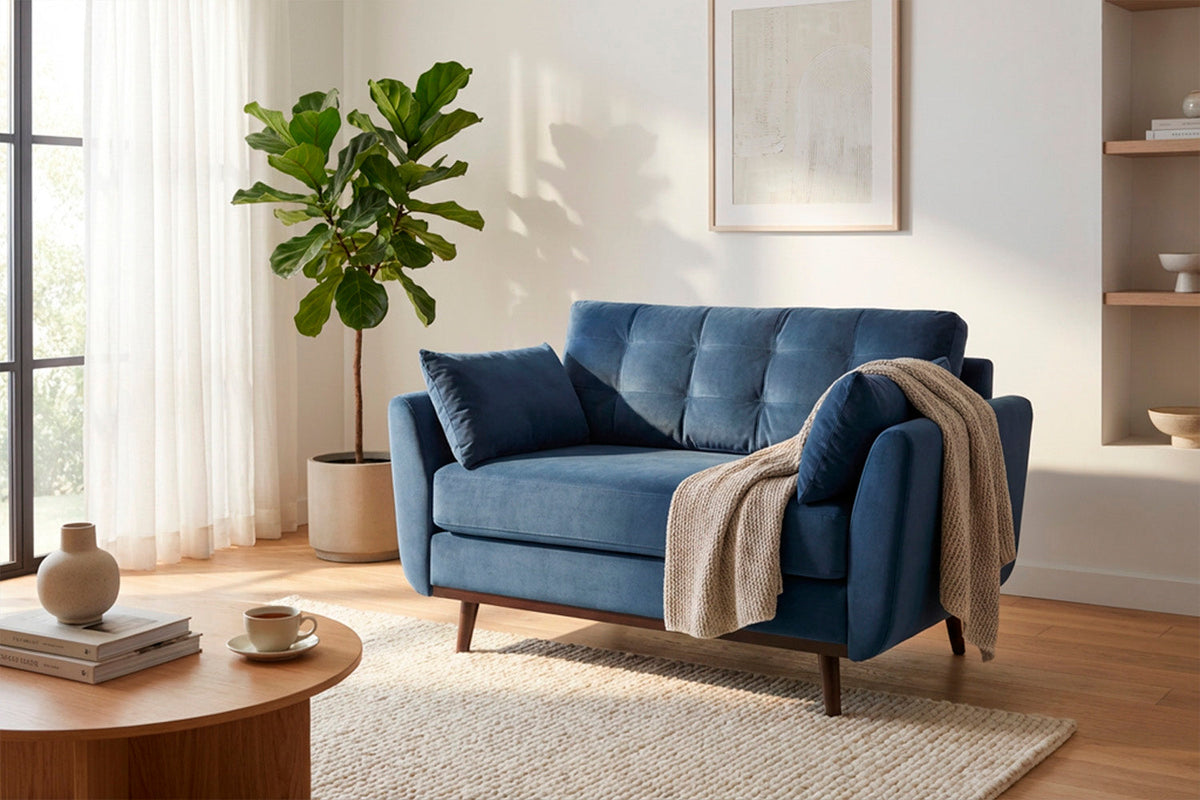 Model 10 Loveseat, Blaugrün