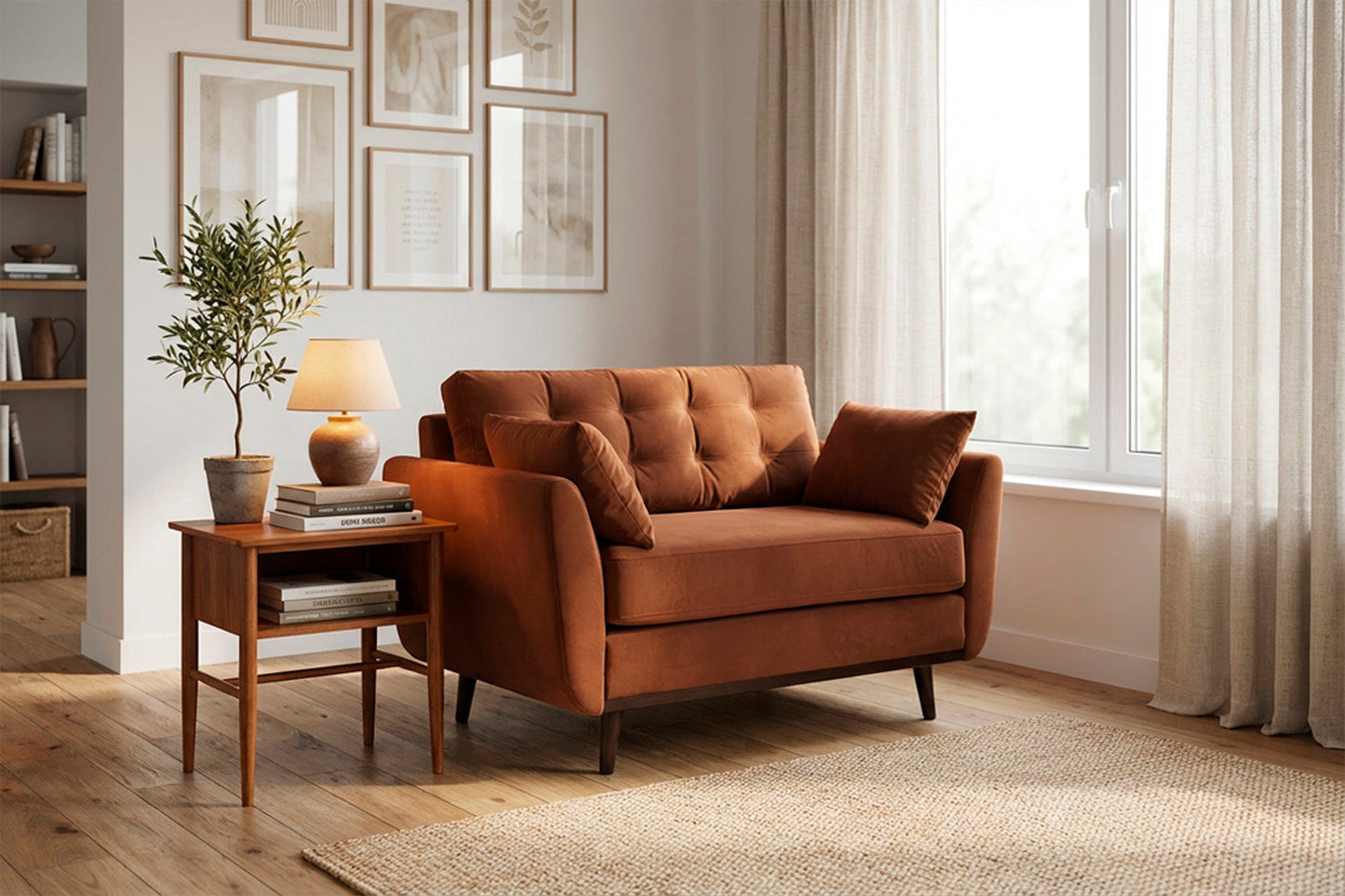 Model 10 Loveseat, Umber