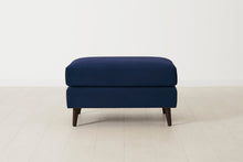 Polsterhocker Model 10, Indigoblau