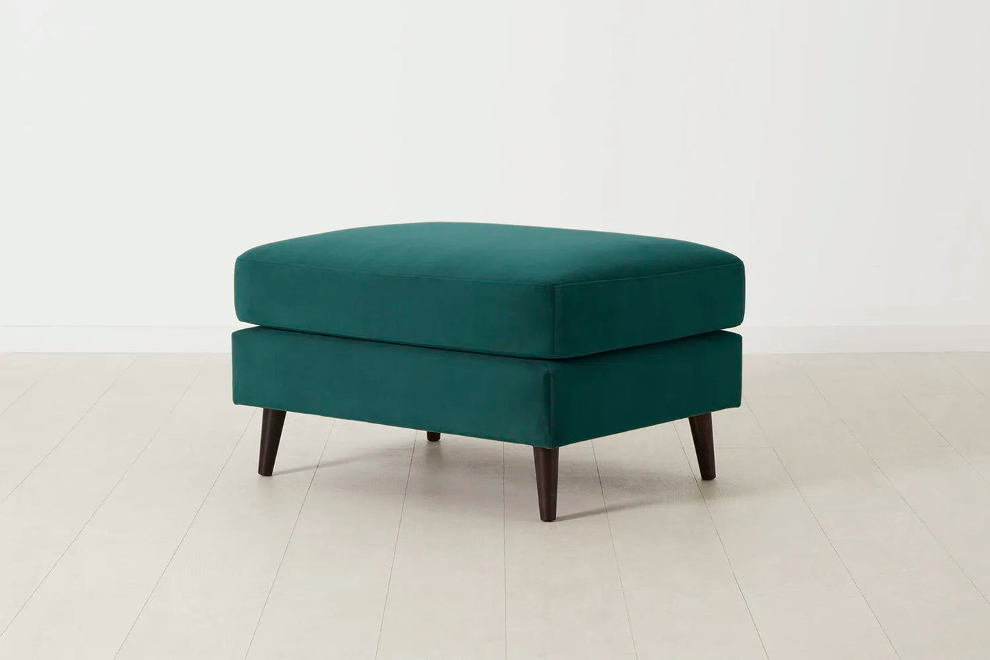 Polsterhocker Model 10, Eisvogelblau