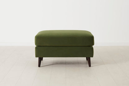 Polsterhocker Model 10, Laubgrün