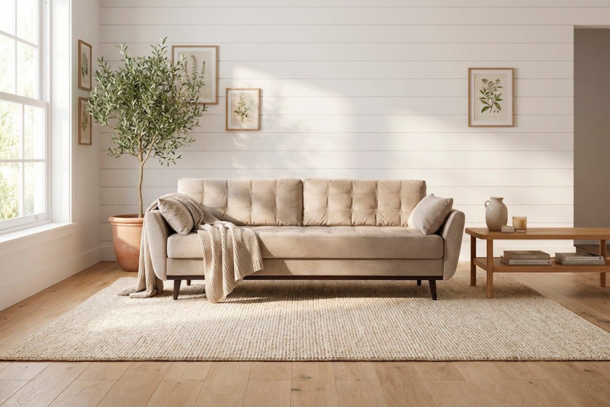 Model 10 Schlafsofa, Kreideweiß