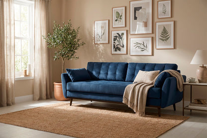 Model 10 Schlafsofa, Indigoblau